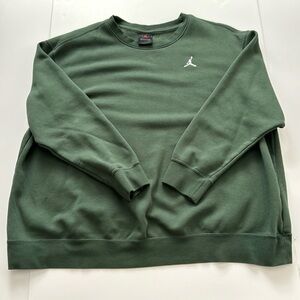 USED JORDAN WOMEN PLUS GREEN CREWNECK SWEATSHIRT